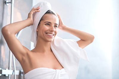 Neurodermits Tipp Haut nach Duschen trocken tupfen