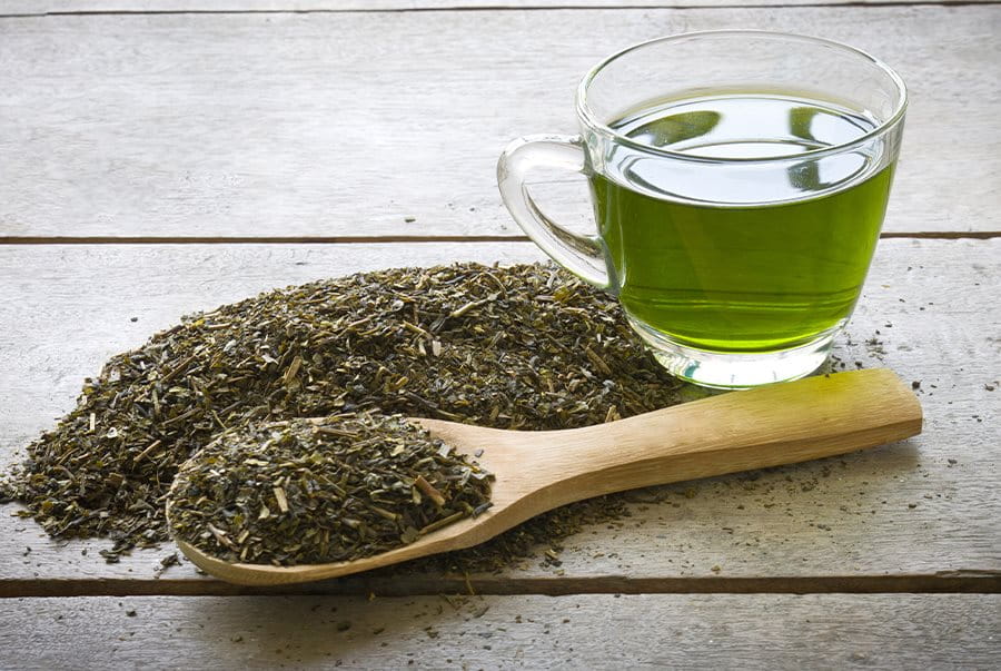 Tasse Grüner Tee