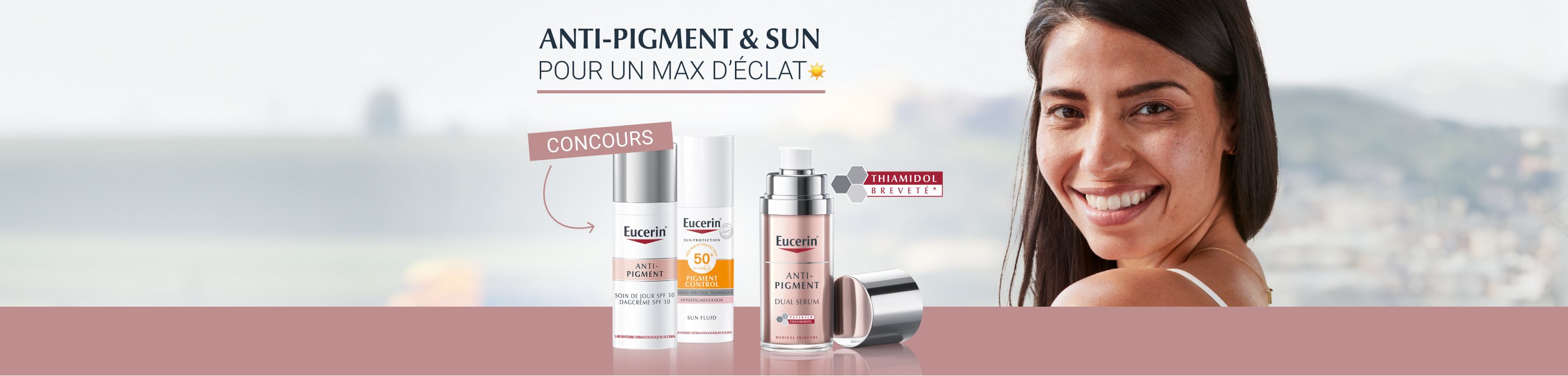 eucerin anti-pigment & sun concours