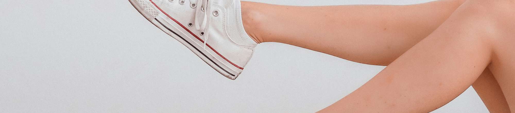 Close up shot of legs