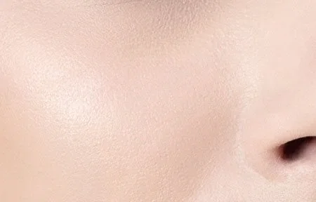 Close up image of normal healthy skin