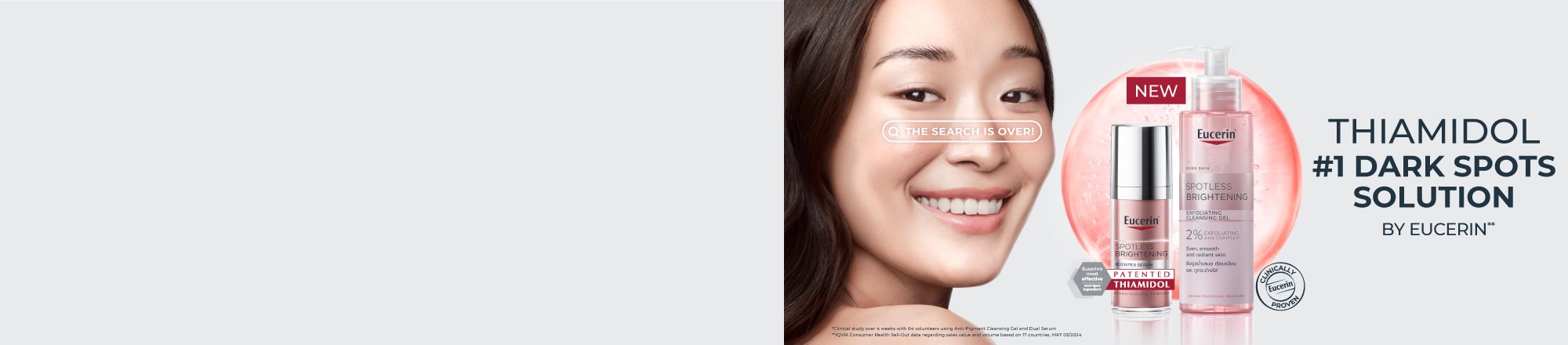 Spotless Brightening Range banner