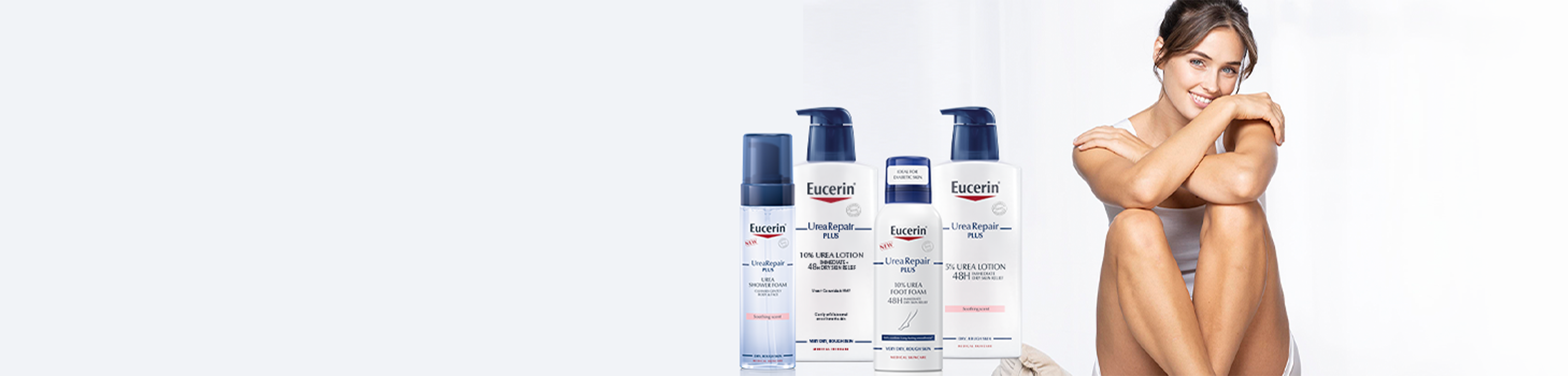 produtos Eucerin para pele seca e sensível
