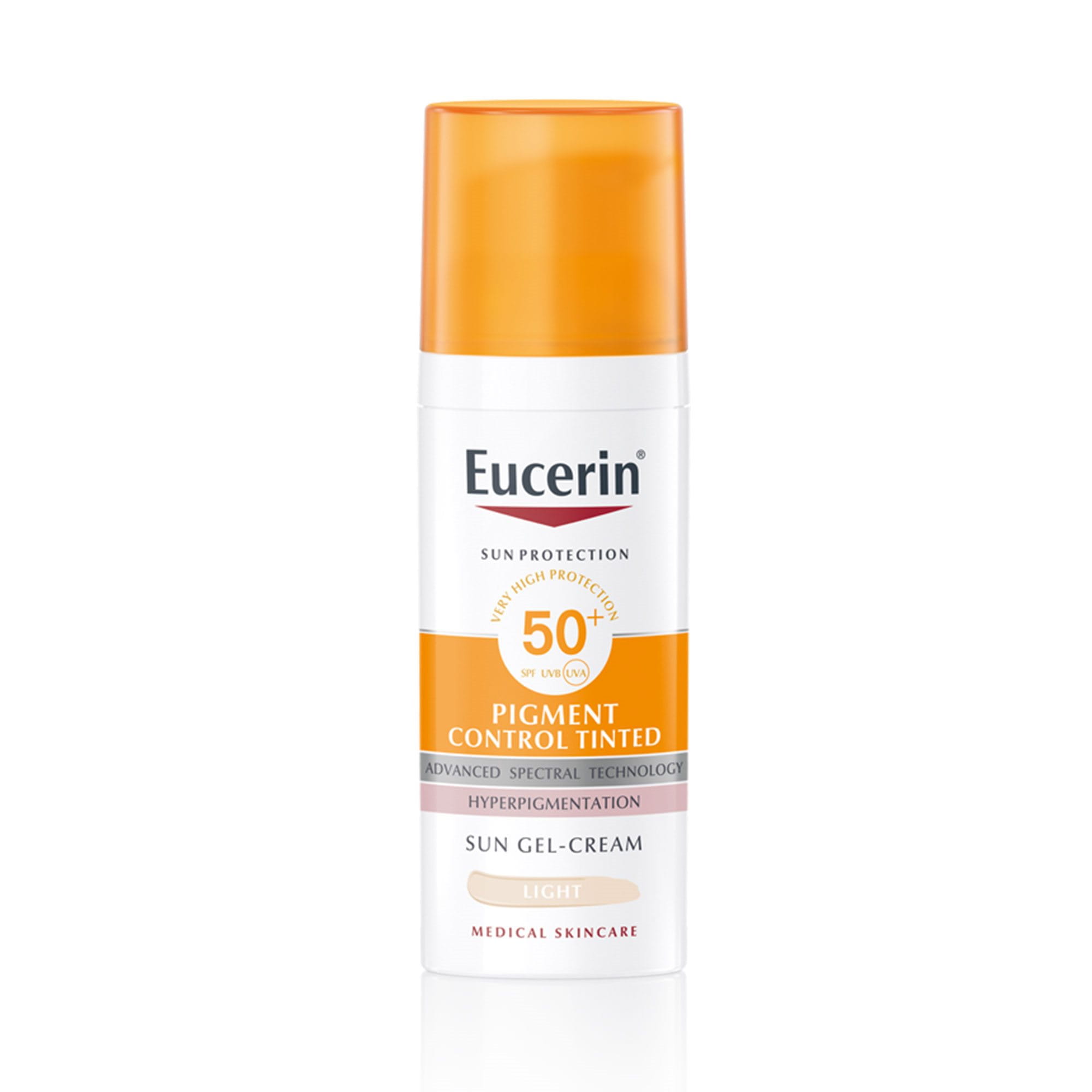 Eucerin Sun Pigment Control fluid za zaščito pred soncem ZF 50+ v odtenku Light