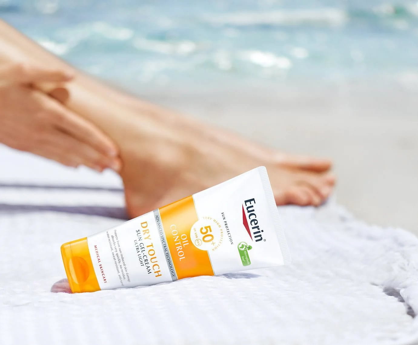 Eucerin Krémový gél na opaľovanie Dry Touch Oil Control