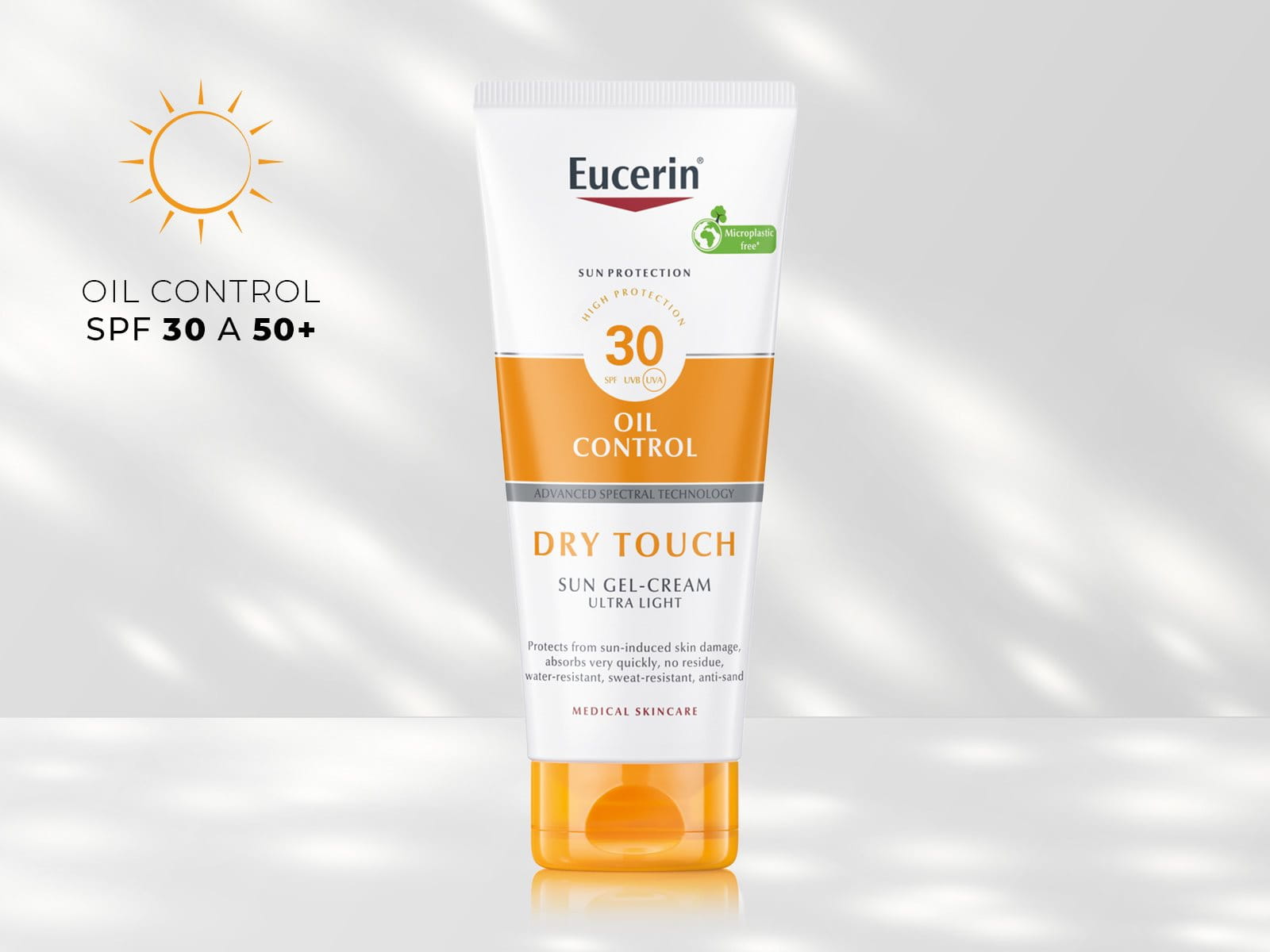 Krémový gél na opaľovanie Dry Touch Oil Control SPF 30