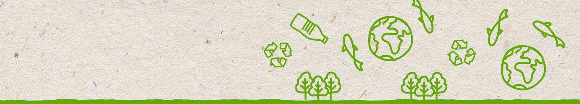 Imagen decorativa de un planeta Tierra estilizado.