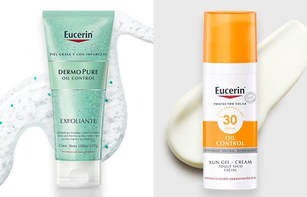 DermoPure exfoliante Sun Face Oil Control FPS30