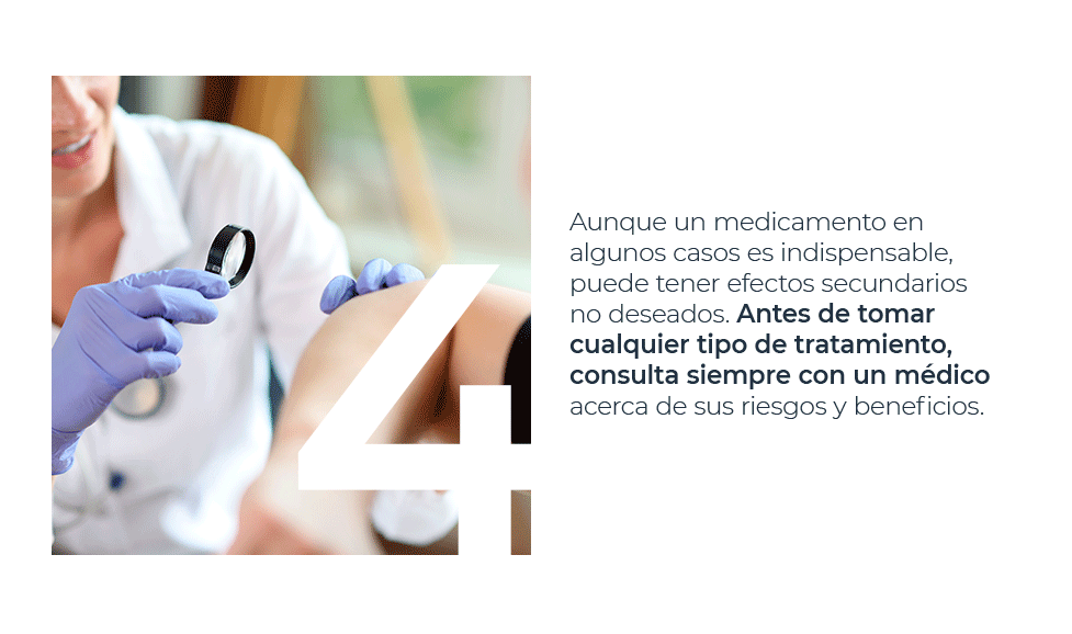 Antes de tomar cualquier tipo de tratamiento, consulta siempre con un médico