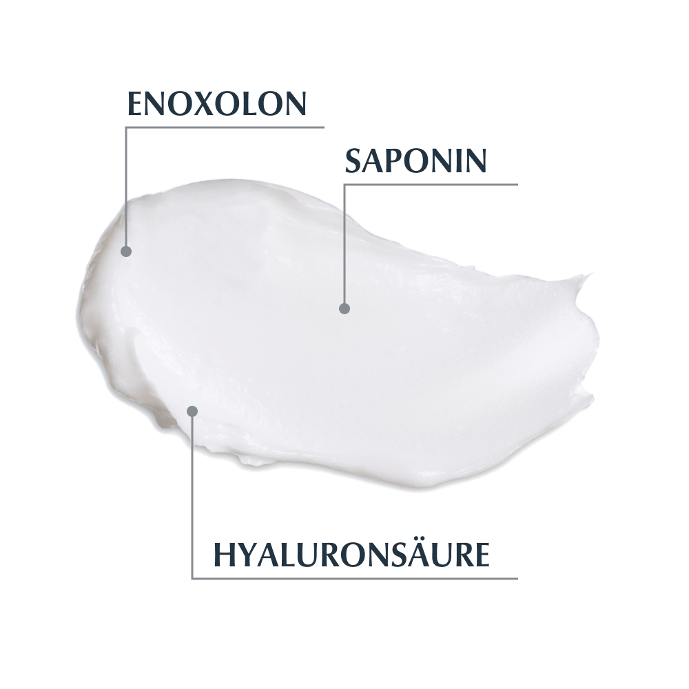 Enoxolon, Saponin, Hyaluronsäure