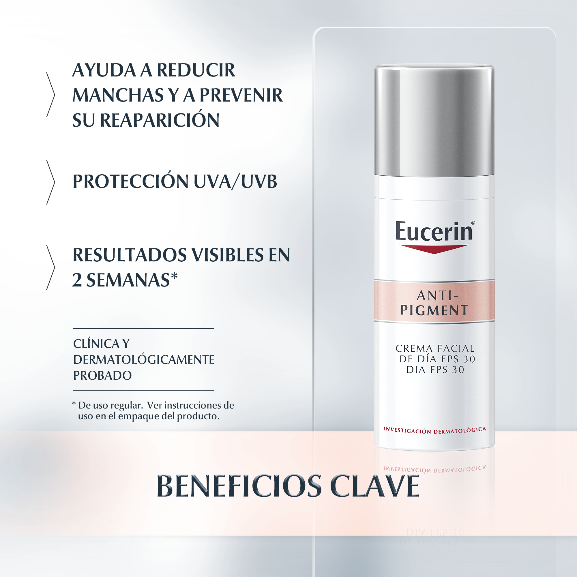 Crema Facial de Día Anti-Pigment FPS30 Eucerin