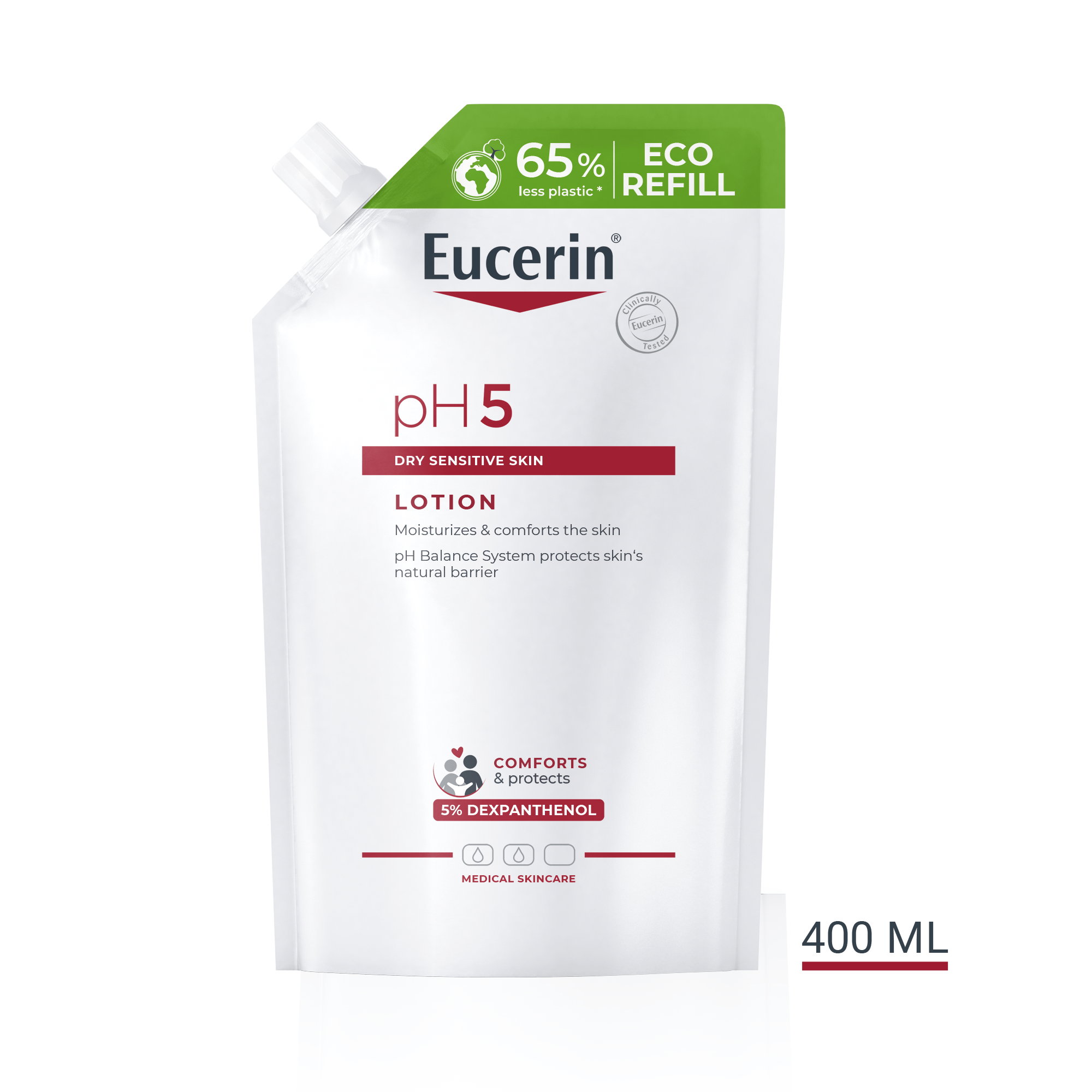 Eucerin pH5 Intenzív testápoló 400ml öko-utántöltő