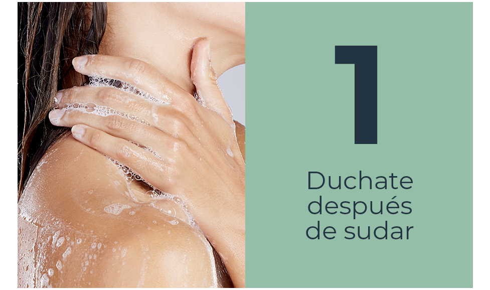Dúchate después de sudar
