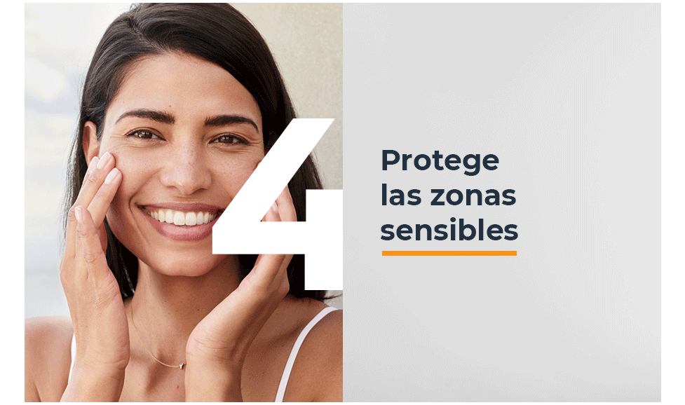 Protege las zonas sensibles
