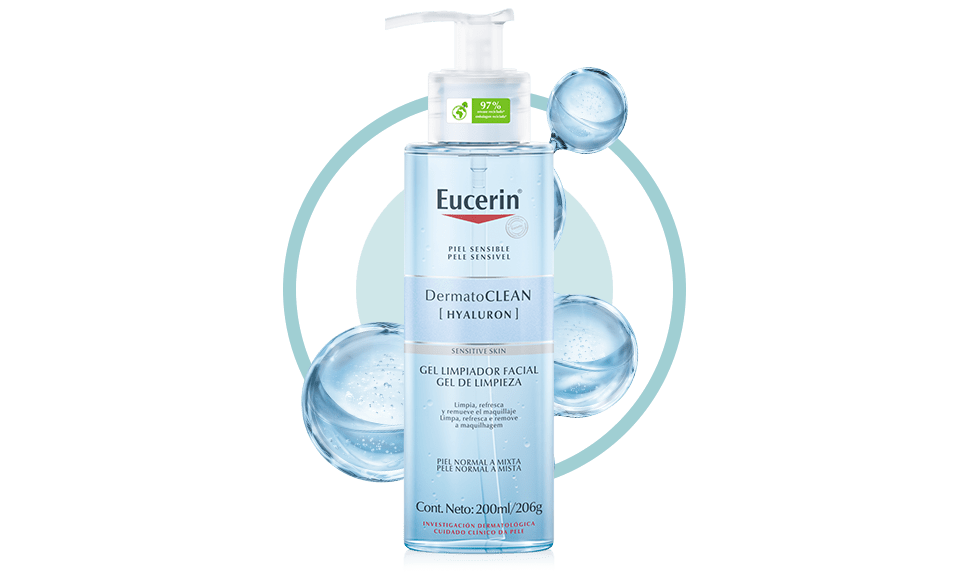 Gel limpiador facial Eucerin® DermatoClean - Hyaluron