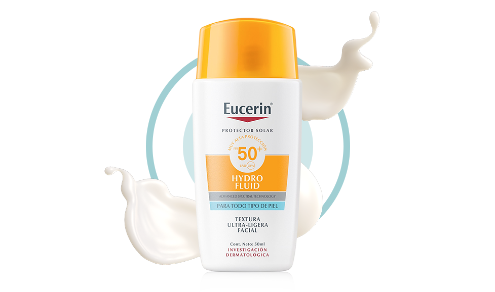 Protector solar facial Eucerin® Sun Facial Hydro Fluid FPS 50+