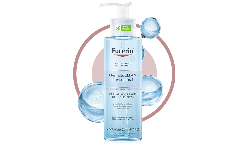 Gel limpiador facial Eucerin®  DermatoClean
