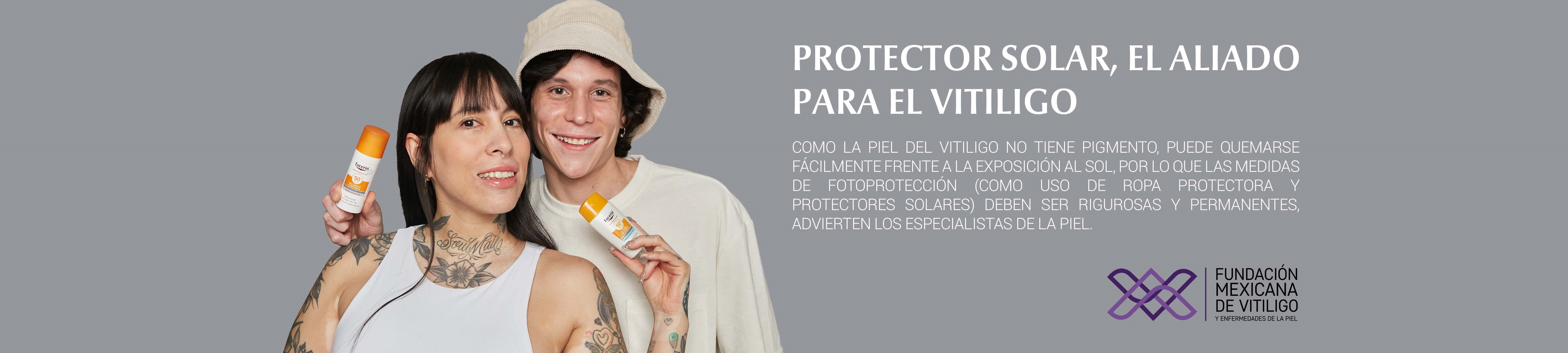 Protector solar, aliado de vitiligo