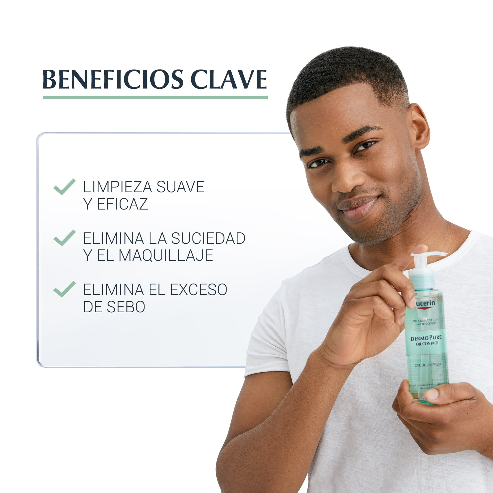 Eucerin gel limpiador facial dermopure piel grasa y/o con tendencia ac –  Derma Express MX