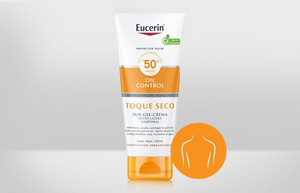 Sun Body Oil Control Gel-Crema Toque seco FPS 50+