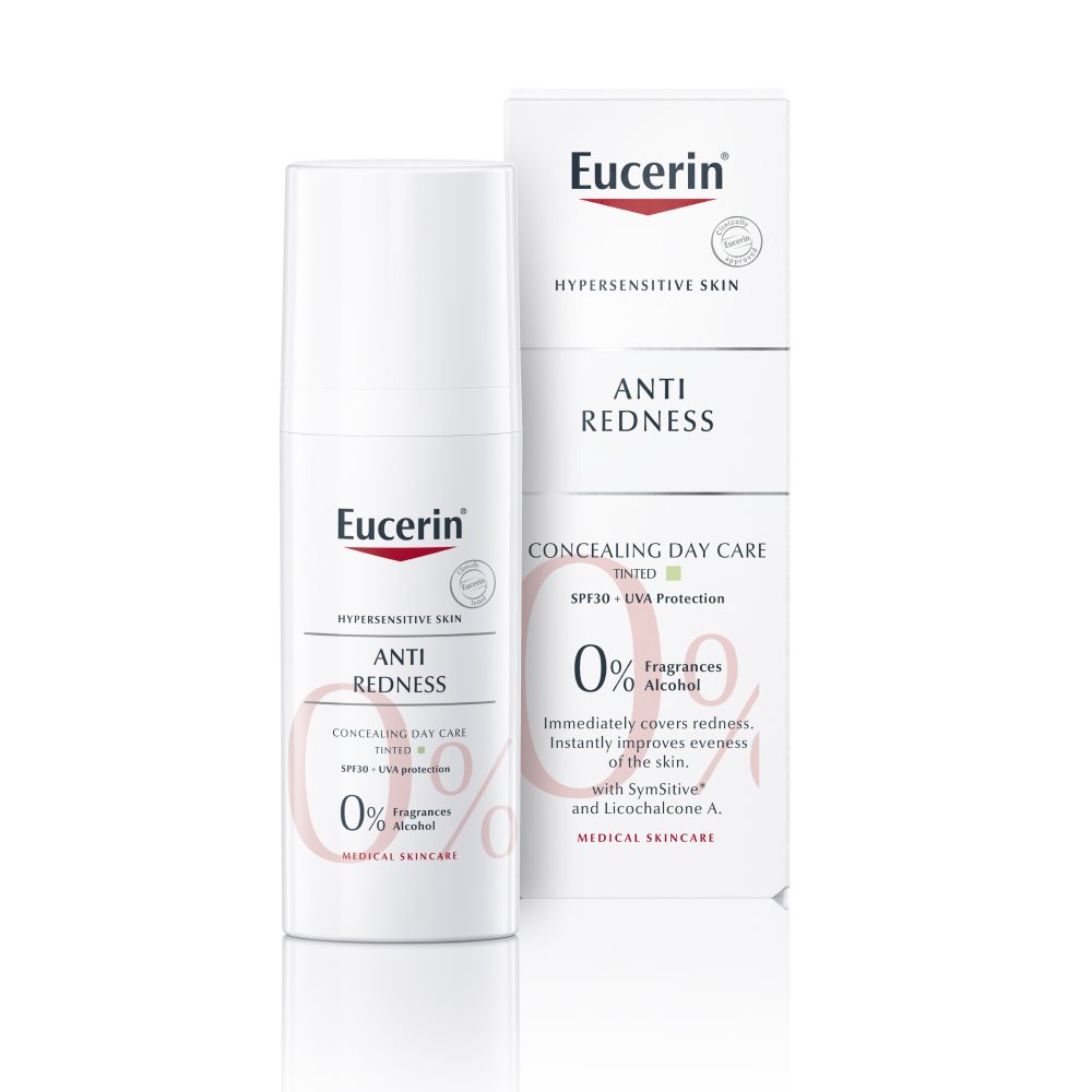 Eucerin AntiREDNESS Dnevna krema protiv crvenila sa zelenim pigmentima