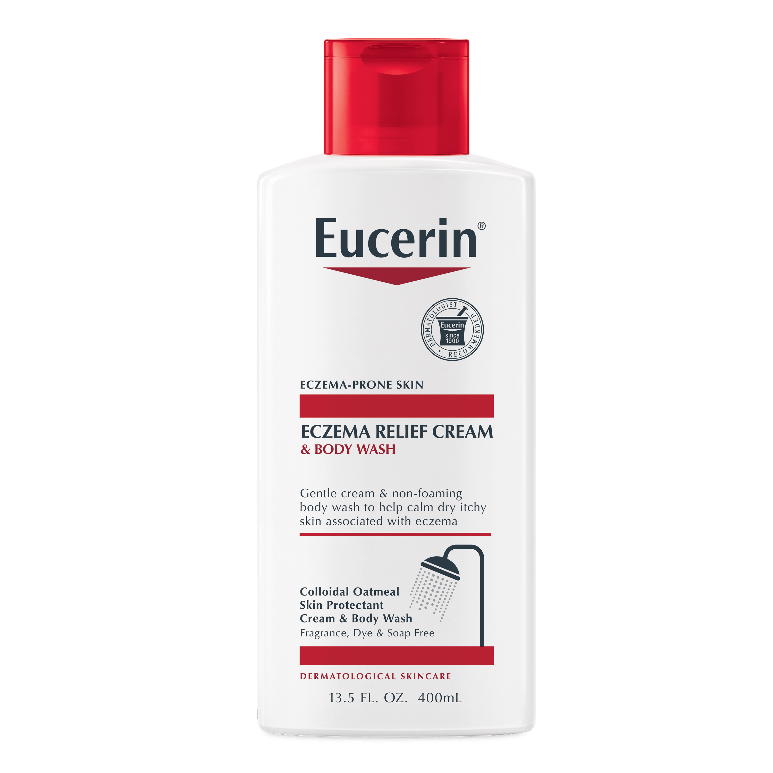 Eucerin Eczema Relief Cream Body Wash, Fl Oz Bottle