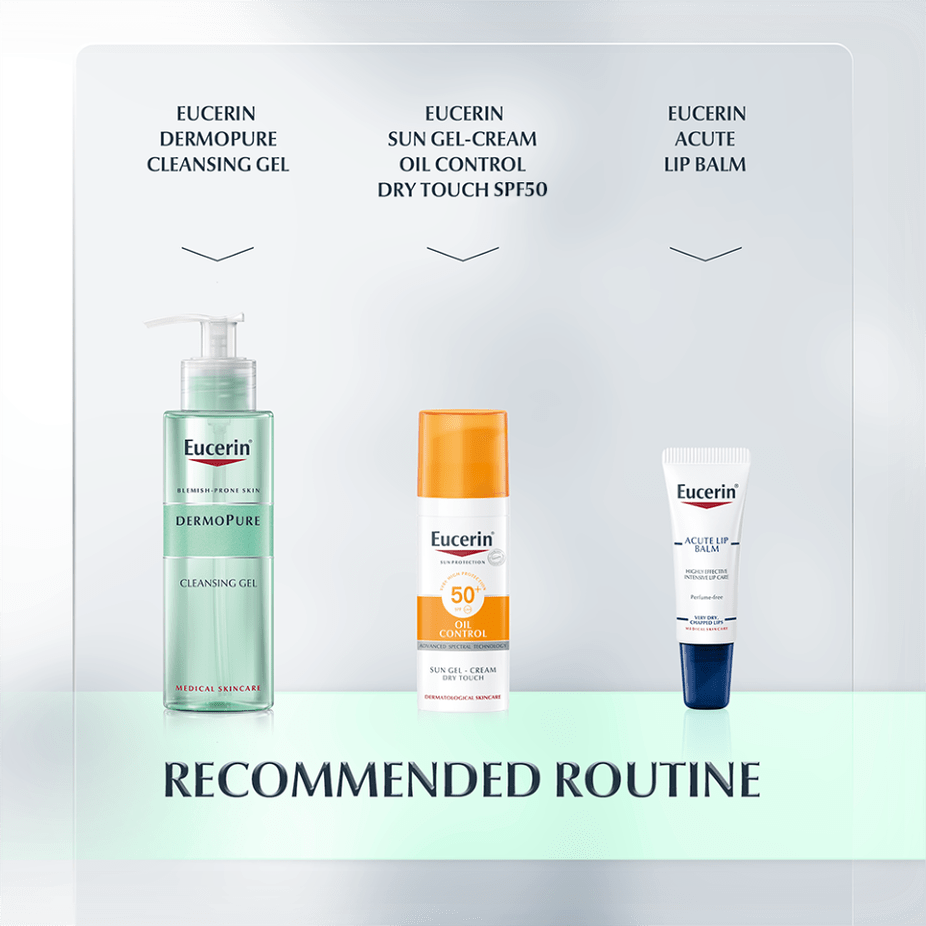 Eucerin DermoPurifyer recommended routine