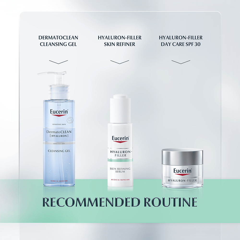 Eucerin Hyaluron Filler Skin Refining Serum Recommended Routine