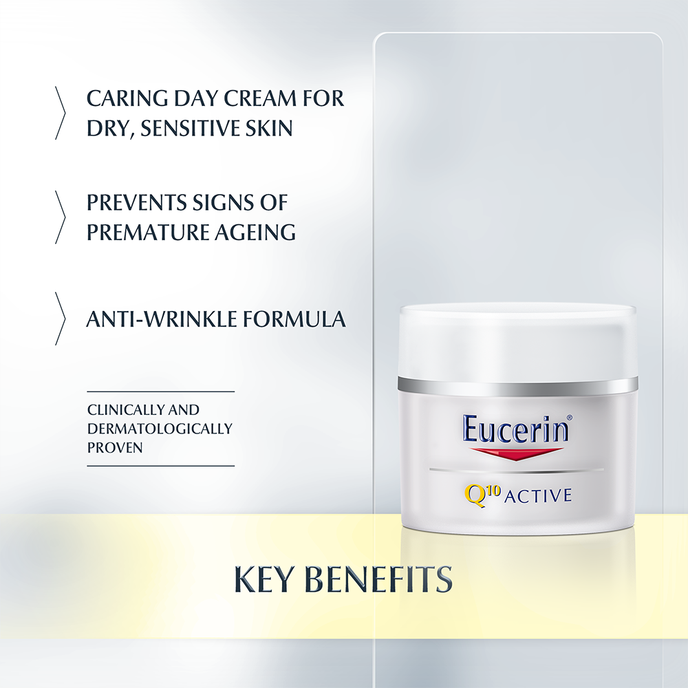 Eucerin Q10 ACTIVE Day Cream for dry skin 