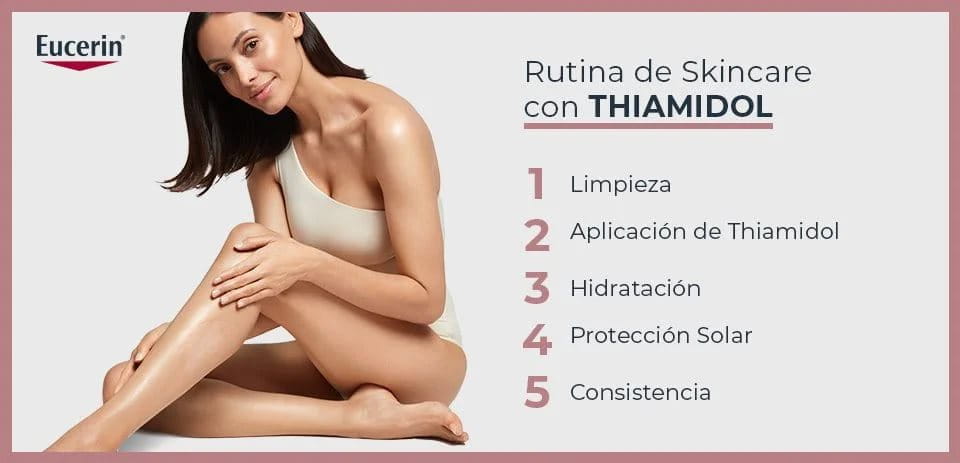 Rotina de cuidados com a pele com Thiamidol