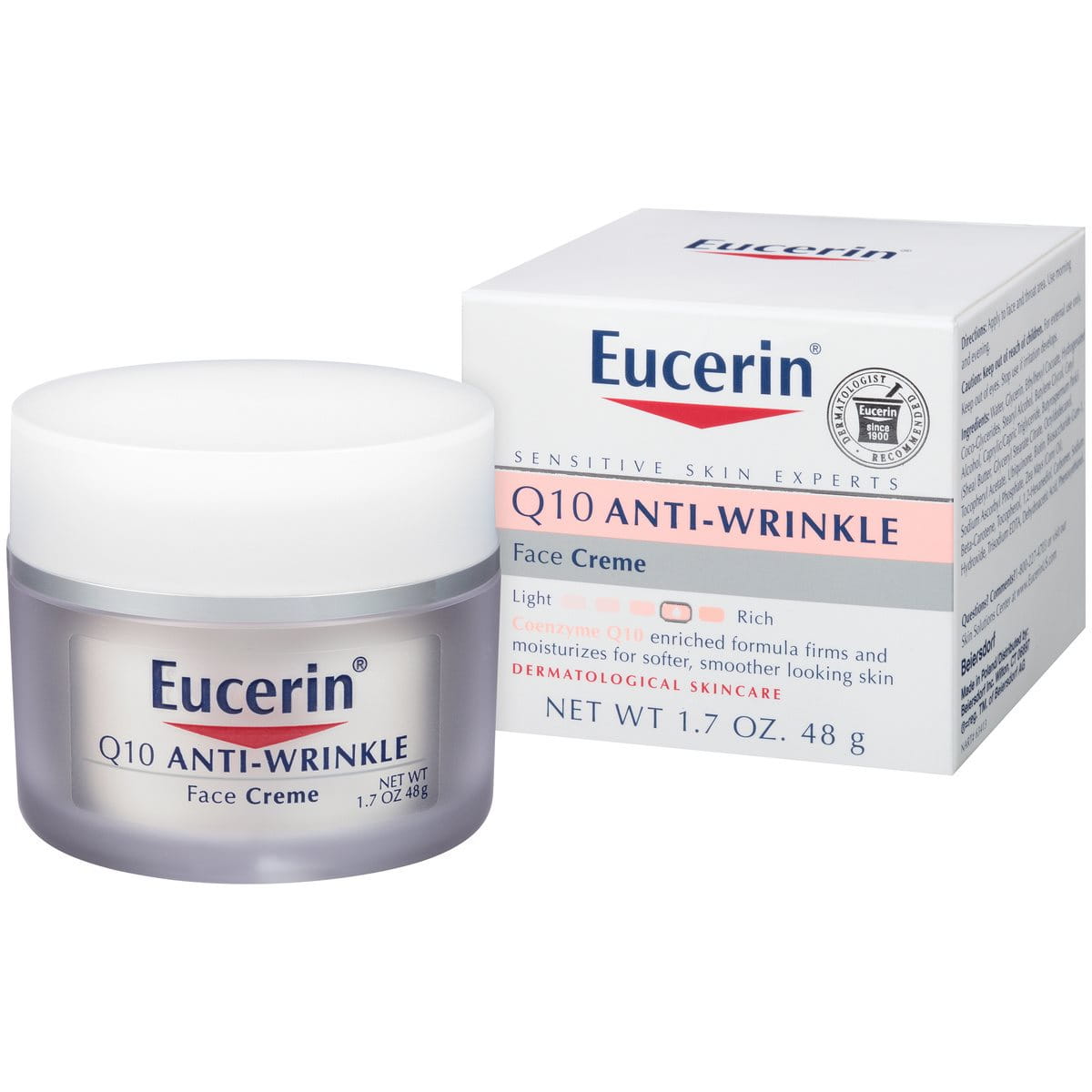 Q10 Anti-Wrinkle Sensitive Skin Face Creme 1.7 oz. Box