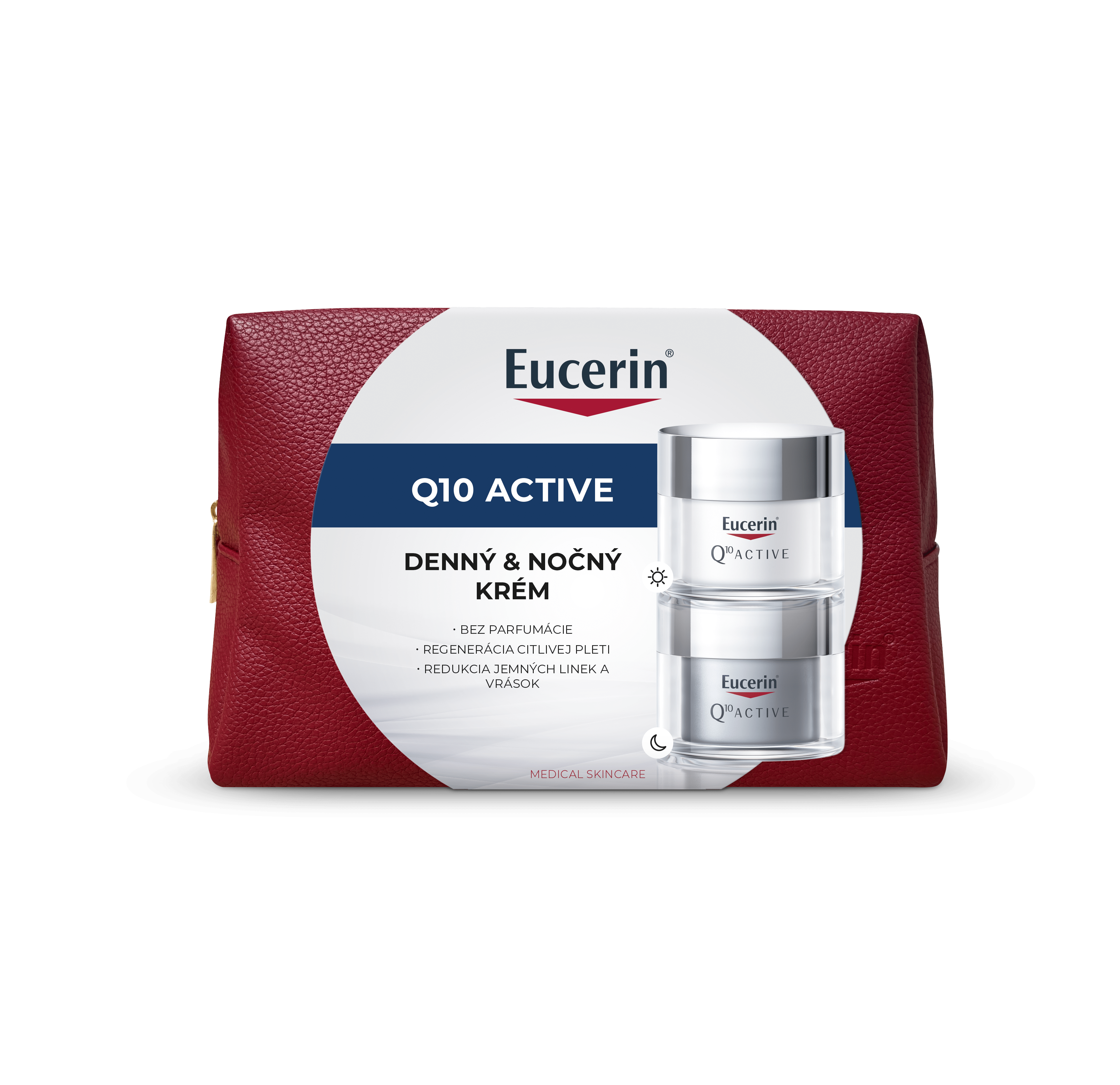 Vianočné balenie Q10 Active Denný krém proti vráskam & Nočný krém proti vráskám