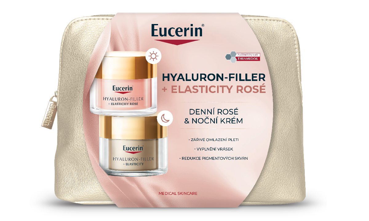Vánoční taštička Eucerin HYALURON-FILLER + ELASTICITY