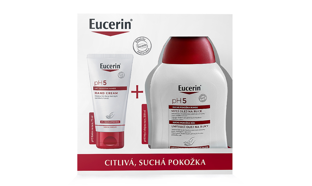 Vánoční balení Eucerin pH5