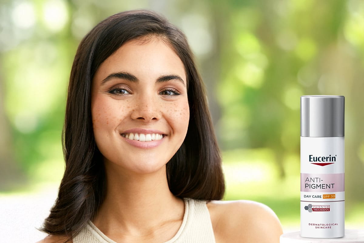 Freckles on face treatment serum