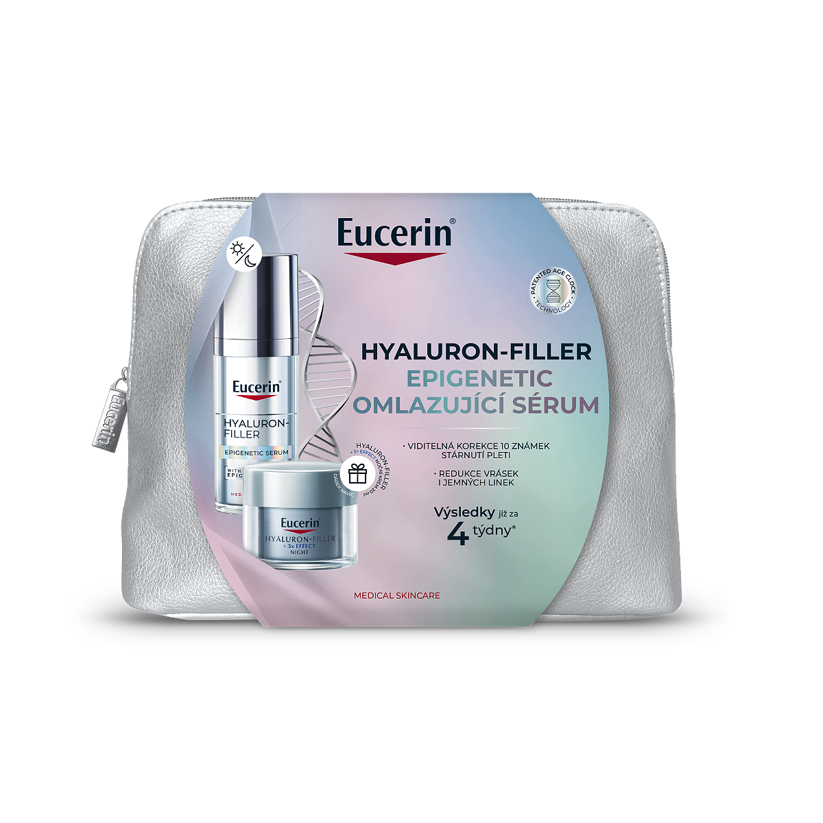 Vánoční taštička Eucerin YALURON-FILLER EPIGENETIC OMLAZUJÍCÍ SÉRUM
