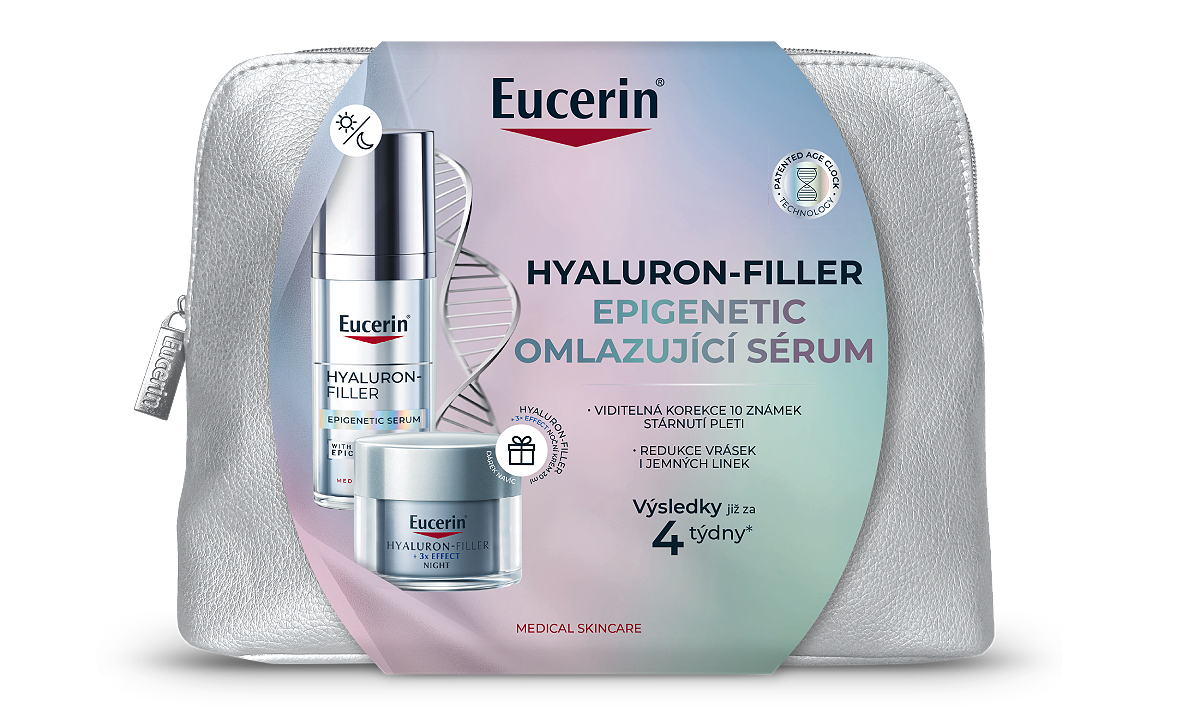 Vánoční taštička Eucerin YALURON-FILLER EPIGENETIC OMLAZUJÍCÍ SÉRUM
