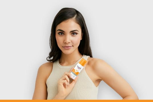 Women with Eucerin Suncreen