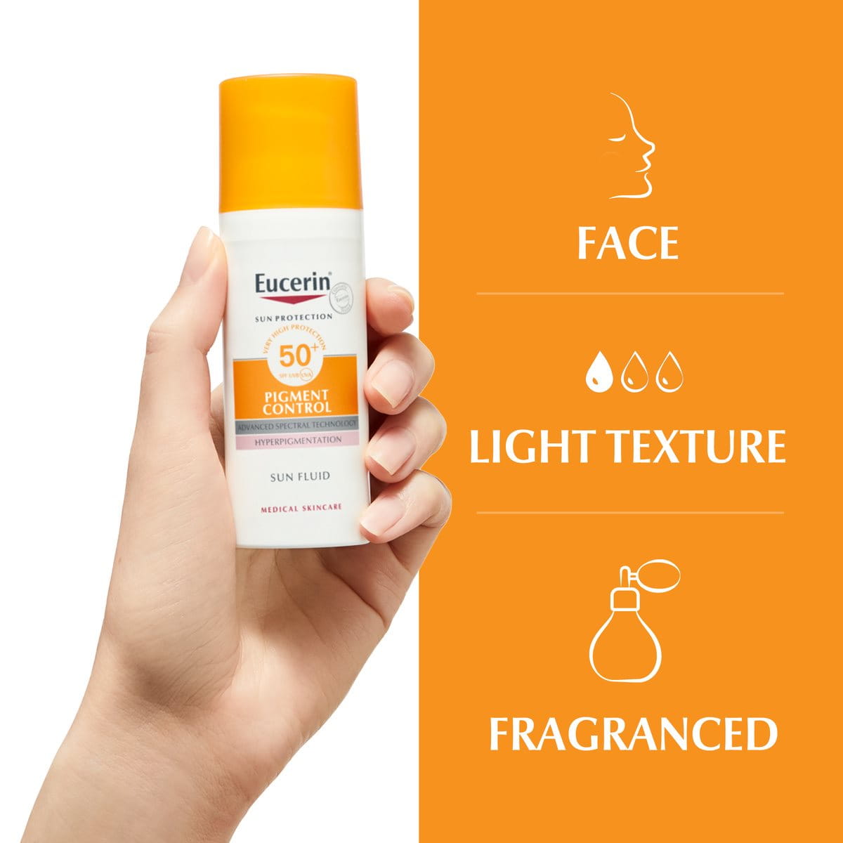 EUCERIN Sun Facial Gel Oil Control Toque Seco FPS 50+ 50 ml - Tono Med –  Derma Boutique