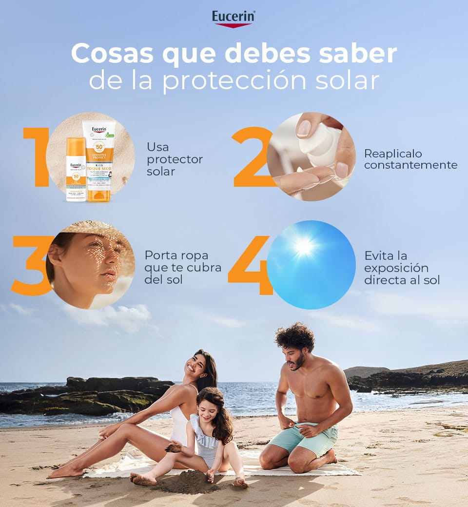 Personas conociendo las cosas que deben saber de protección solar