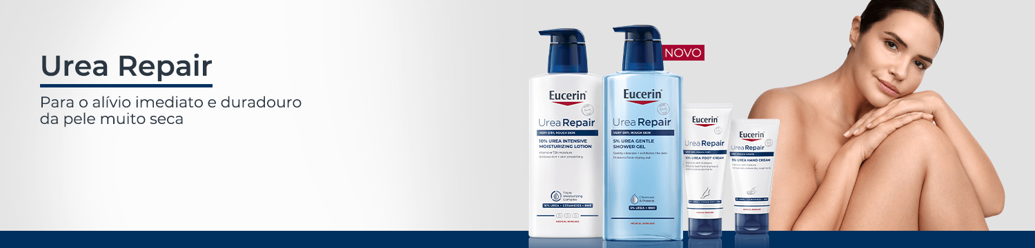 produtos Eucerin para pele seca e sensível