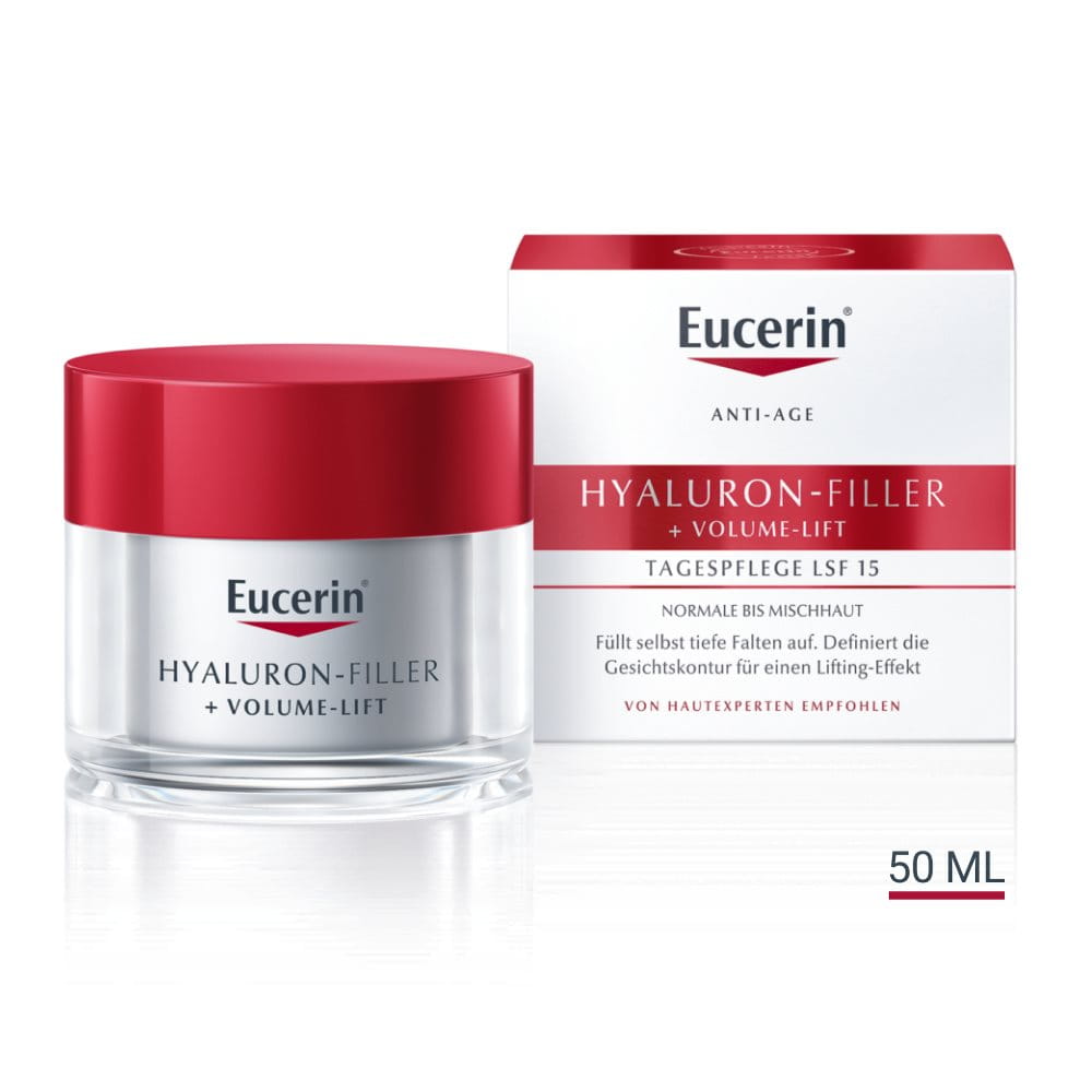Eucerin HYALURON-FILLER + VOLUME-LIFT Tagespflege für normale Haut bis Mischhaut