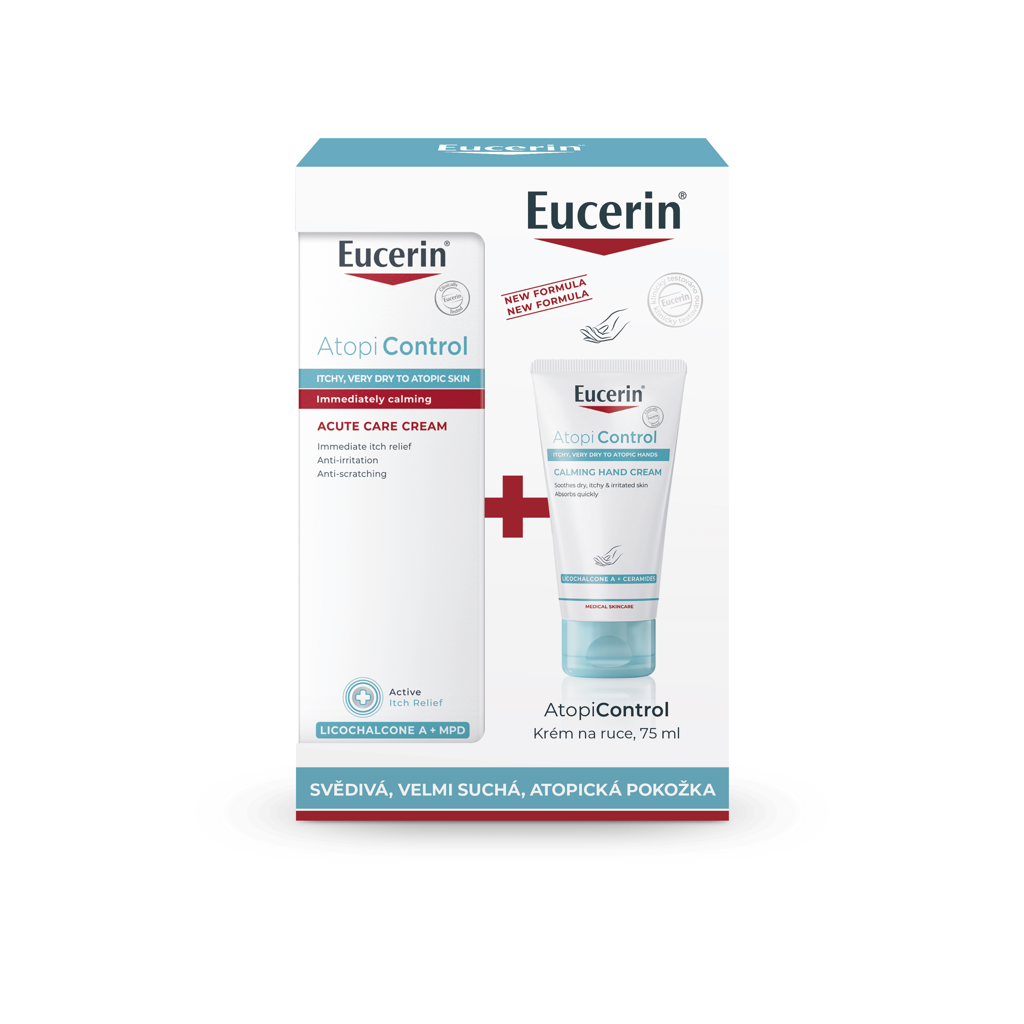 Vianočné balenie AtopiControl Acute krém & Krém na ruky