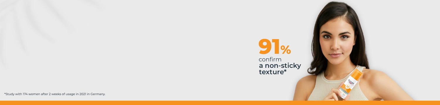 Women With Eucerin Oil Control Sunscreen