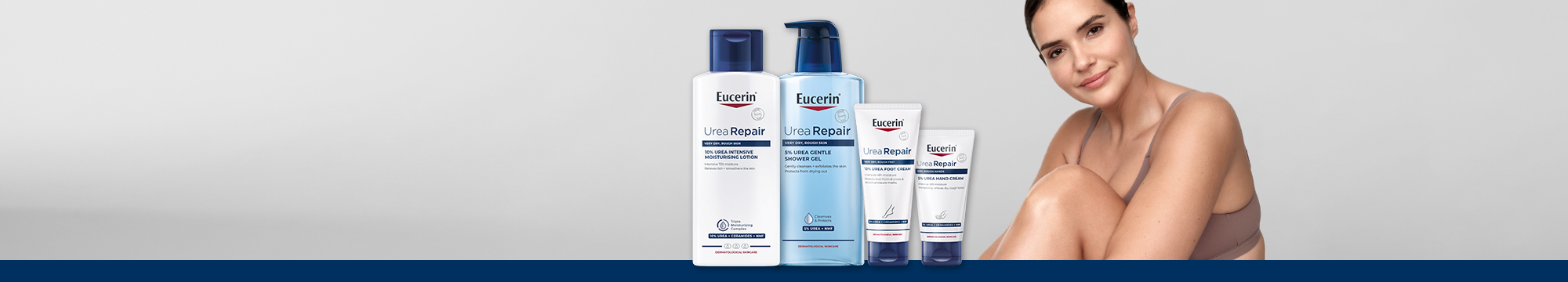 Urea Repair product range for dry skin