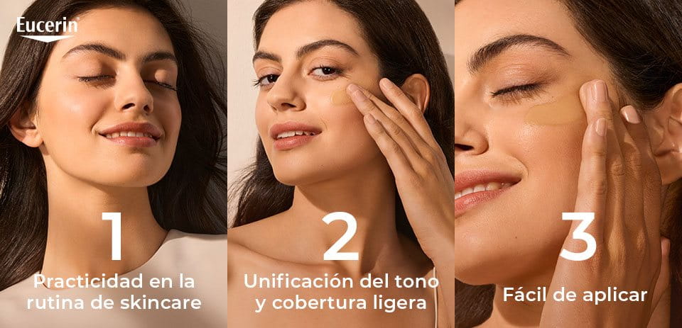 Beneficios del uso del protector solar con color