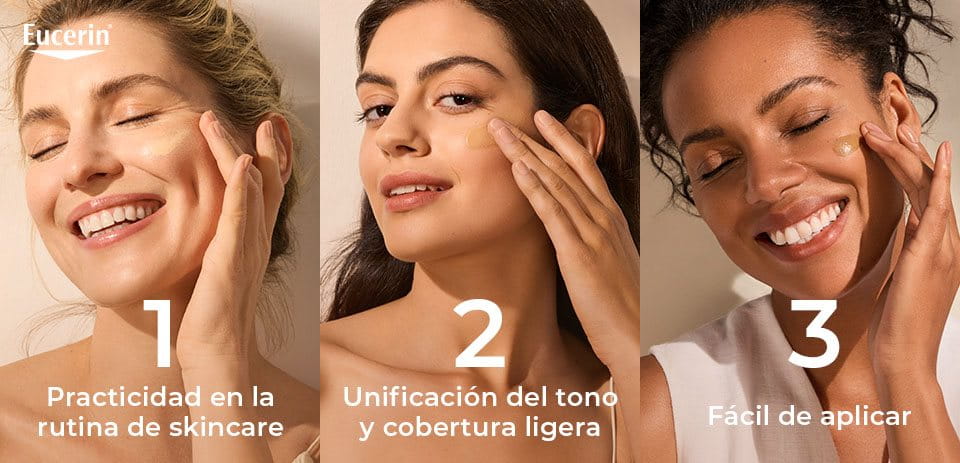 Beneficios del uso del protector solar con color