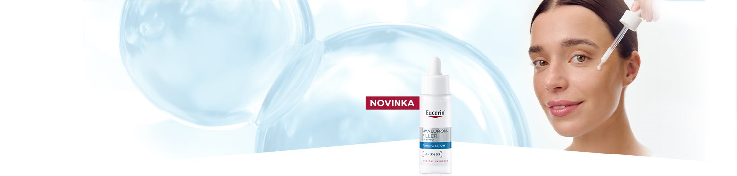 modelka používající Hyluron-Filler + 3x Effect Vyplňující sérum