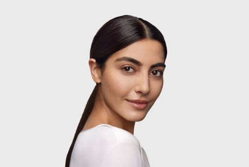woman smiling