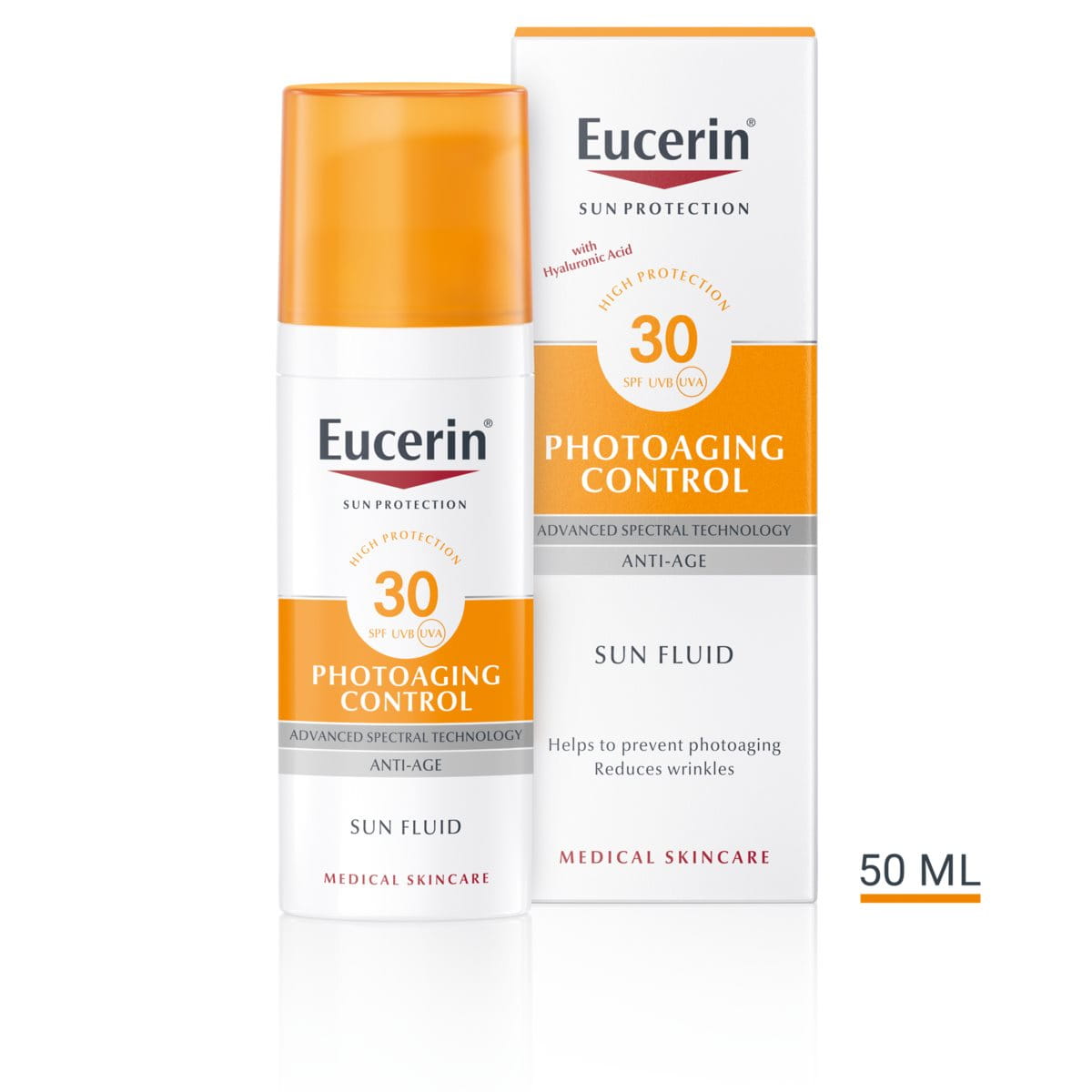 Sun Fluid Photoaging Control SPF 30, Anti-age sunscreen for face